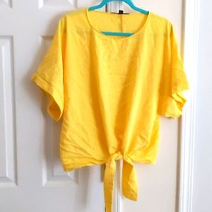 ☀️Marc New York Oversized Tie Front Top